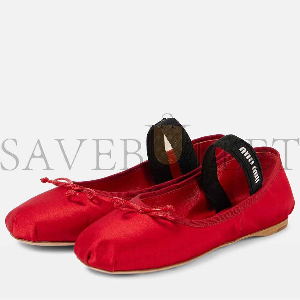 M1v M1v satin ballet flats 5f794d